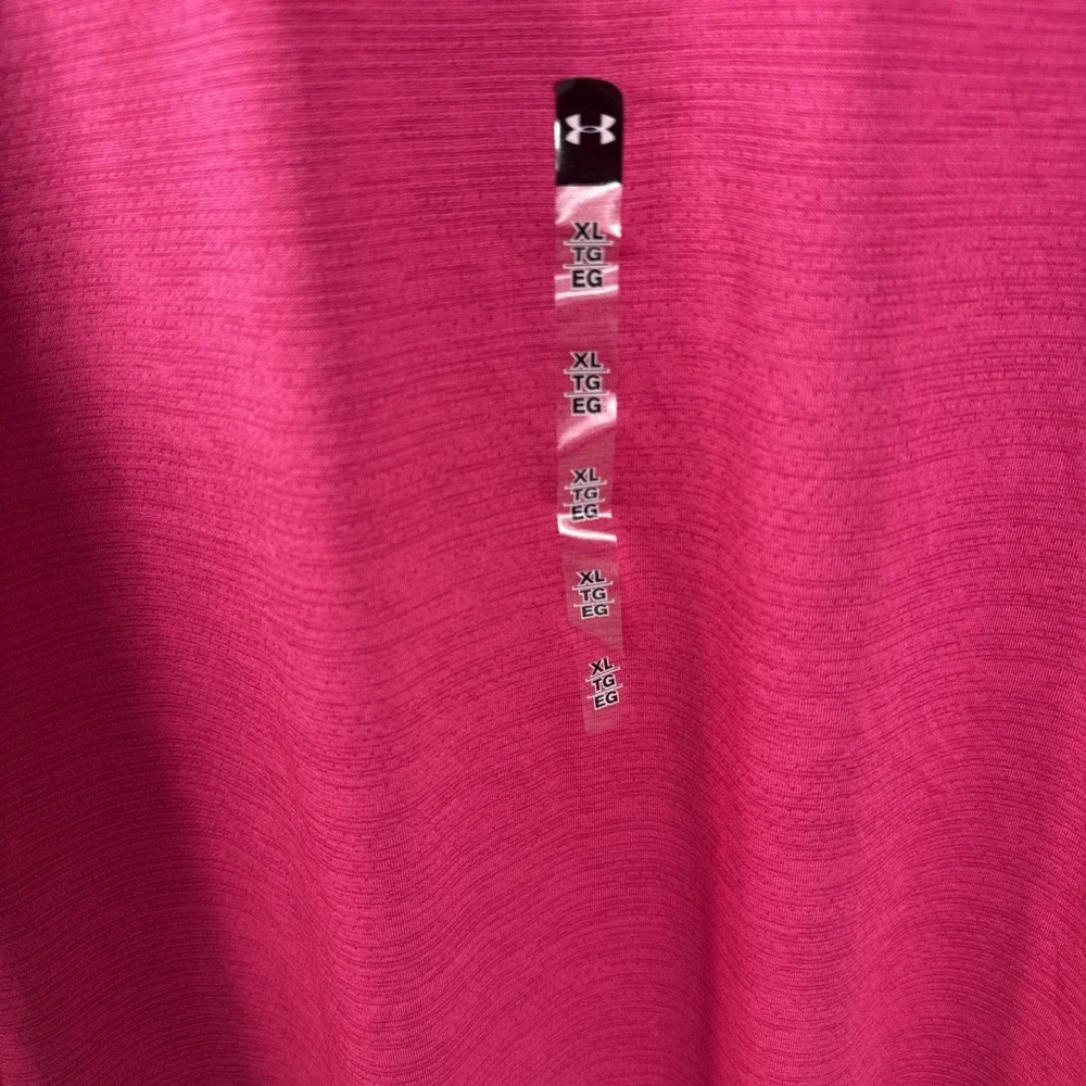 Under Armour Men's Size XL Fuchsia Tech‎ Vent Sleeveless Shirt 1384290-681 $35